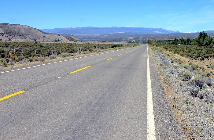 border cross to Argentina towards El Chalten where travelers can only walk and hitchhike