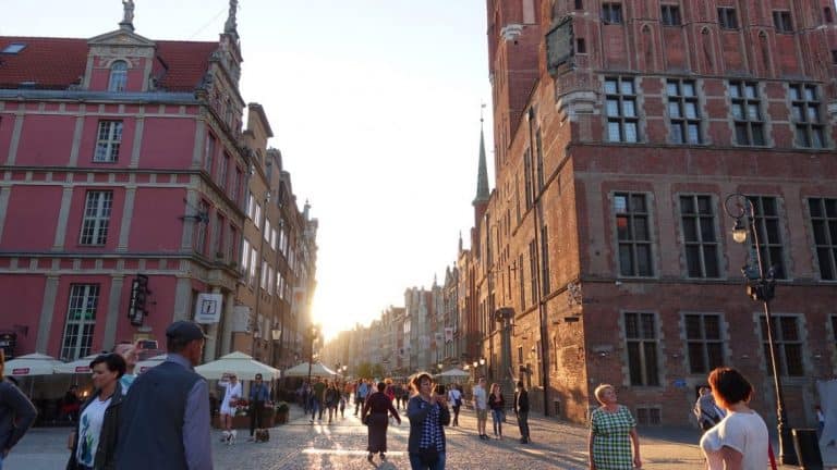 Beautiful Gdansk in the sunshine