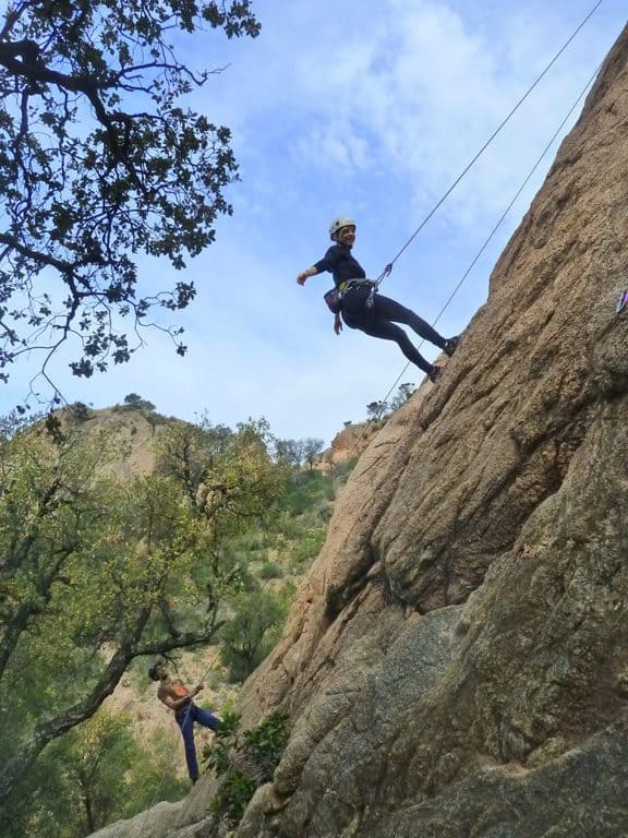 Rock climbing in Girona