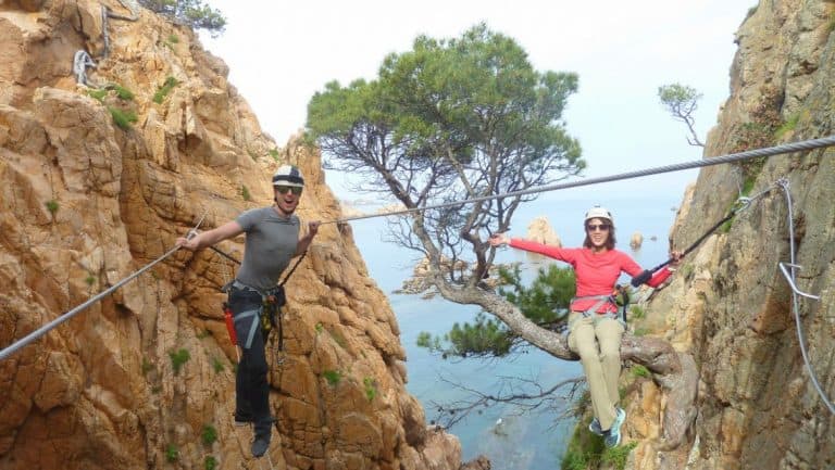 Lydia and Cez hang out amidst the dramatic scenery