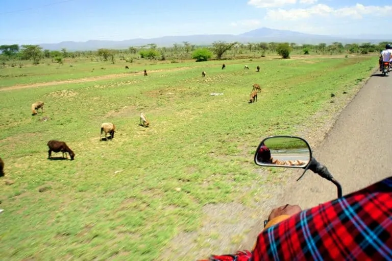 Bike ride Maasai