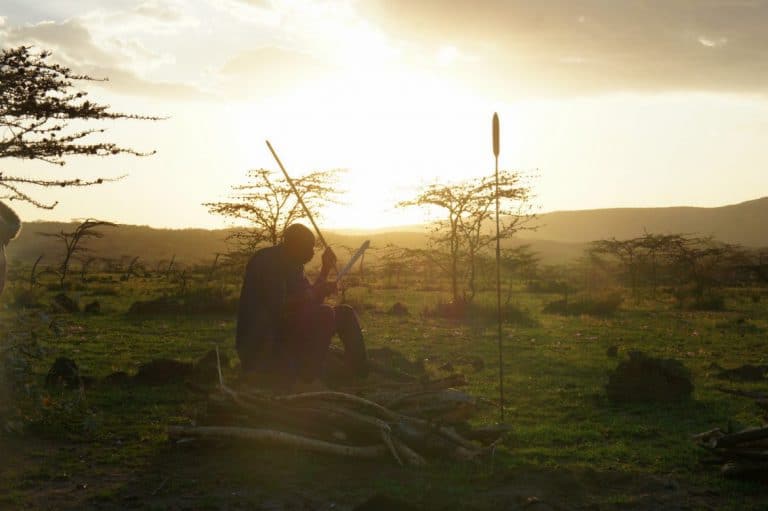 the Maasai man