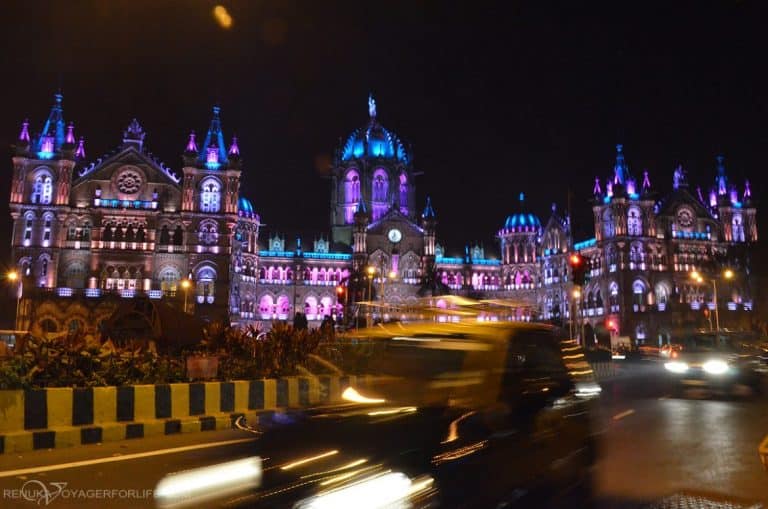 IMG Mumbai CST at night