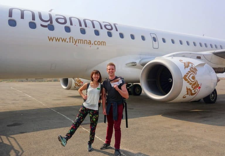 fly with myanmar national airlines to bagan and inle lake