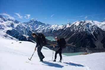 winter alpine hiking in new zealand