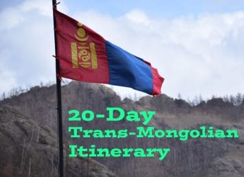 20-Day Trans-Mongolian Itinerary