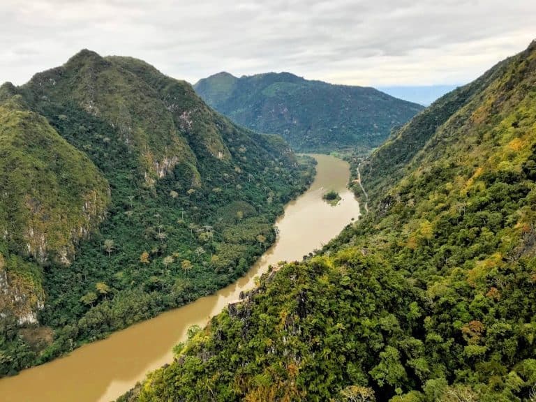 viewpoint hike during a Nong Khiaw 3 day itinerary