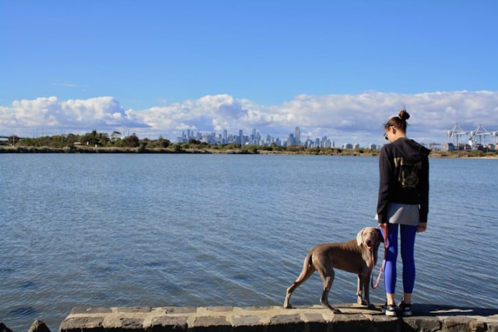 Georgie and Britt in Melbourne