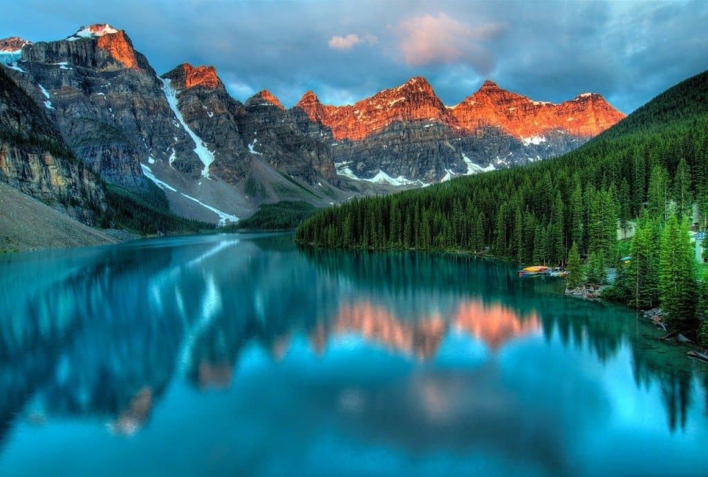 A lake in Western Canada 