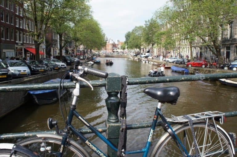 Biking And Boating In Amsterdam