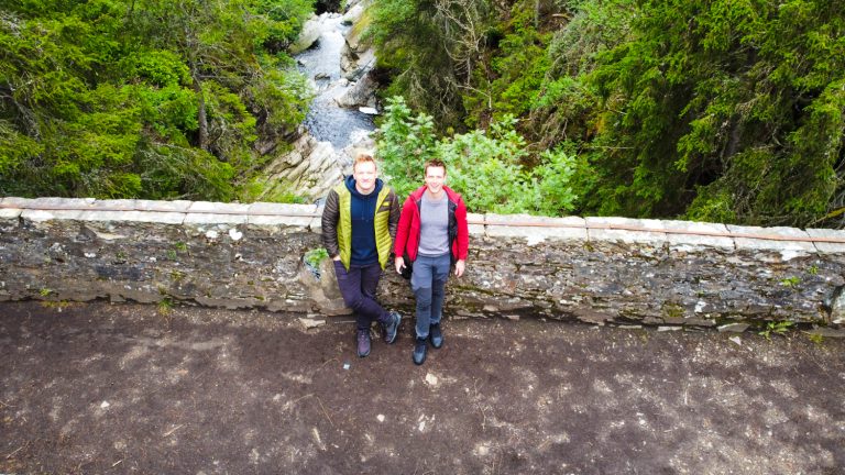 Drone Selfie Of Mike And Cez In Scotland