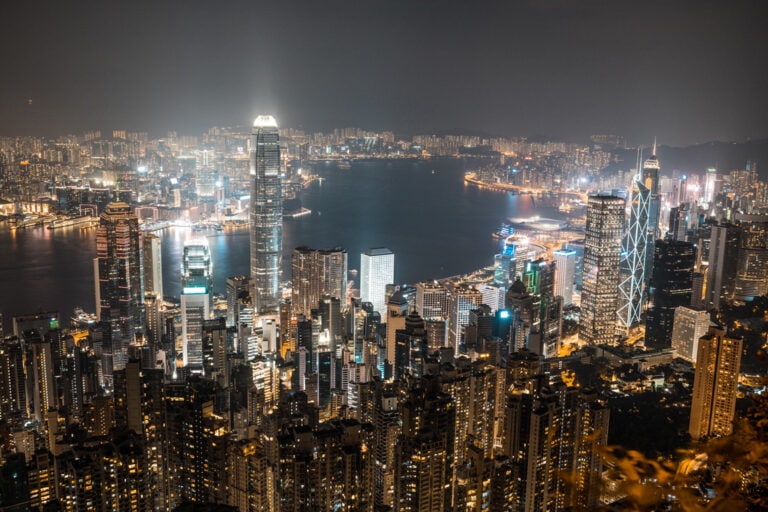 victoria peak night view