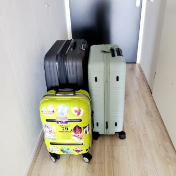 suitcase luggages of different size for travel