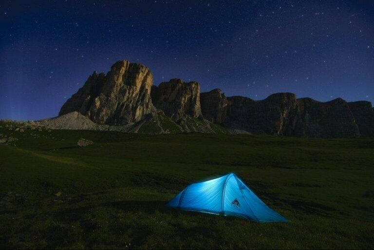 having a solar lantern can help you see on those dark nights while camping