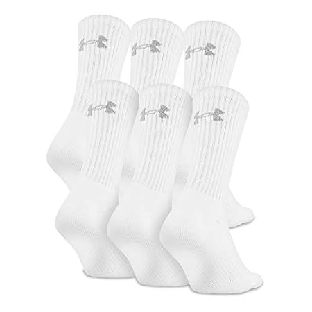 Under Armour Adult Charged Cotton 2.0 Crew Socks