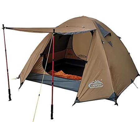 CAMPPAL Professional 3-4 Person 4 Season Mountain Tent
