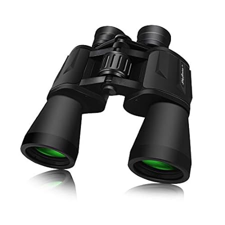 SkyGenius 10 x 50 Binoculars for Wildlife Watching with Low Light Night Vision