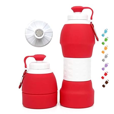 Omaita Silicone Collapsible Travel Water Bottle