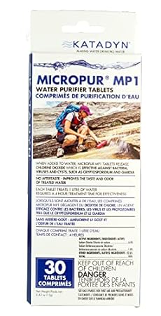 Katadyn Micropur MP1 Water Purification Tablets