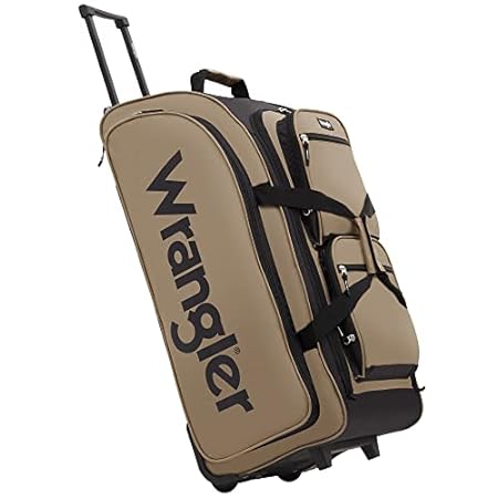 Wrangler 30 inch Multi-Pocket Rolling Travel Duffel Bag