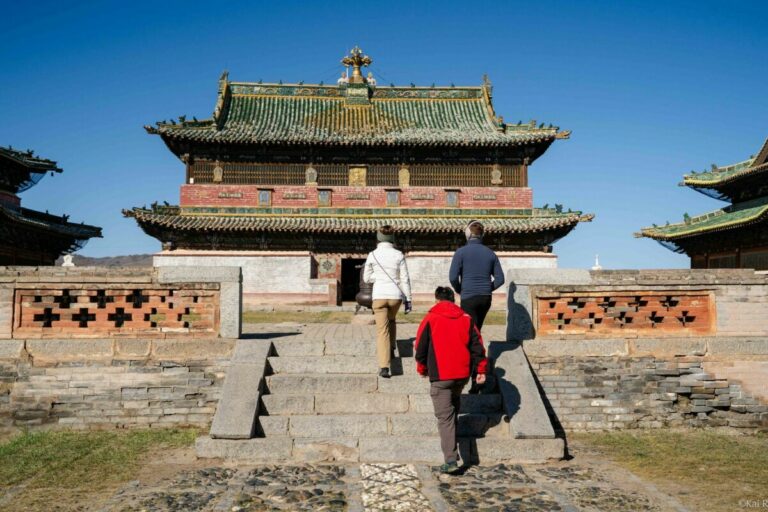 traditional temple in Mongolia